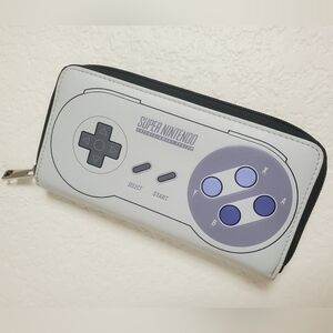 RARE Vintage Original Great Condition Super Nintendo Controller Zip Wallet